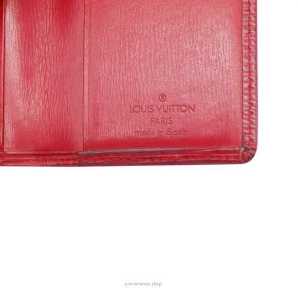 🔴 Louis Vuitton Pocket Organizer Wallet - Red Epi Leather - Picture 9 of 9